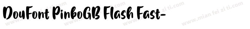 DouFont PinboGB Flash Fast字体转换